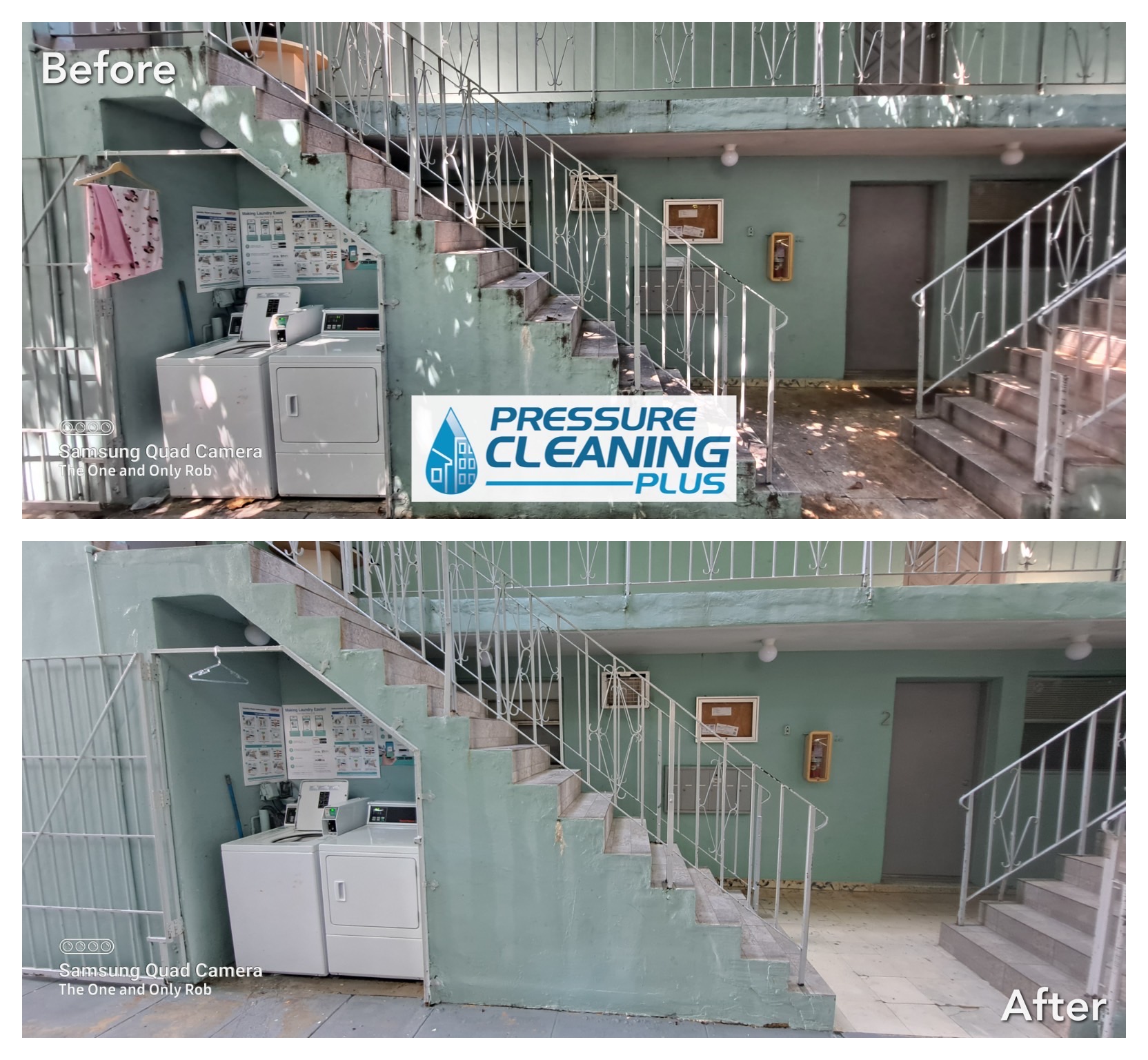 Apartment building cleaning