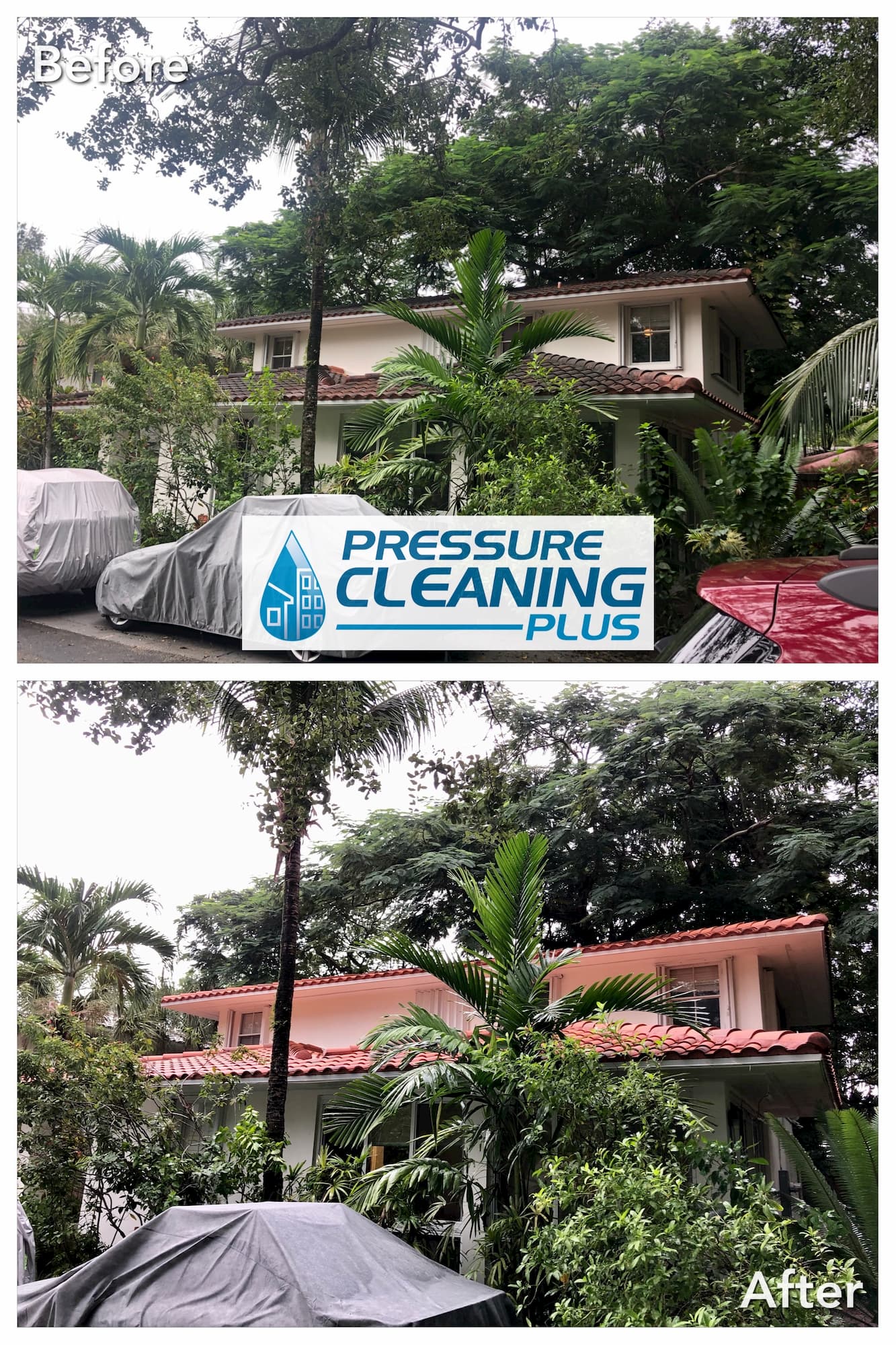 Roof pressure wash pinecrest fl