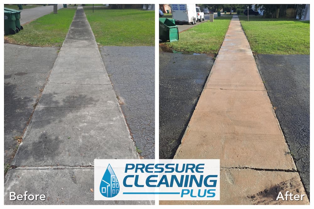 Sidewalk softwash pinecrest fl